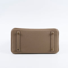 Hermes Birkin 25 Togo Etoupe W Stamp