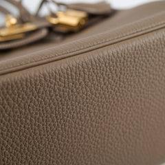 Hermes Birkin 25 Togo Etoupe W Stamp