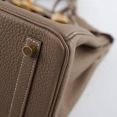 Hermes Birkin 25 Togo Etoupe W Stamp