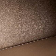 Hermes Birkin 25 Togo Etoupe W Stamp
