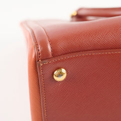 Prada Saffiano Leather Tote Tan