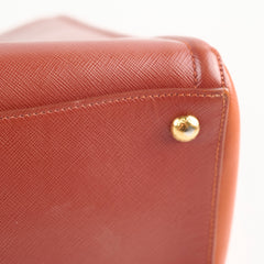 Prada Saffiano Leather Tote Tan