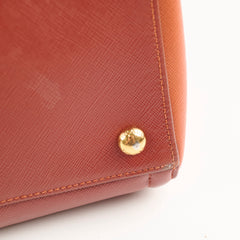 Prada Saffiano Leather Tote Tan