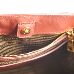 Prada Saffiano Leather Tote Tan