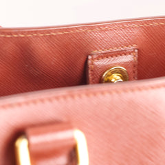 Prada Saffiano Leather Tote Tan