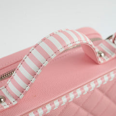 Chanel Vanity Pink Stripe Caviar (2018)