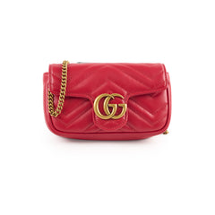 Gucci Super Mini Marmont Red Bag