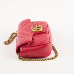 Gucci Super Mini Marmont Red Bag