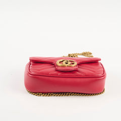 Gucci Super Mini Marmont Red Bag