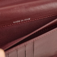 Chanel Long Wallet Black Lambskin