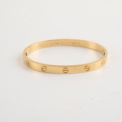 Cartier Love Bracelet Yellow Gold Size 19