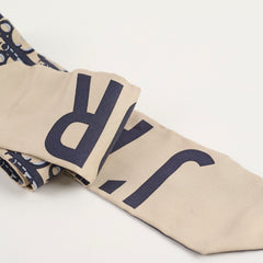 Christian Dior Oblique Twilly Navy