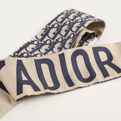 Christian Dior Oblique Twilly Navy