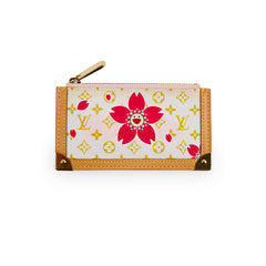 Louis Vuitton Cherry Blossom Pochette Cle Coin Case
