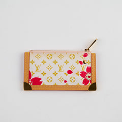Louis Vuitton Cherry Blossom Pochette Cle Coin Case