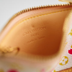 Louis Vuitton Cherry Blossom Pochette Cle Coin Case