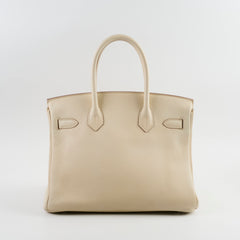 Hermes Birkin 30 Craie A Stamp