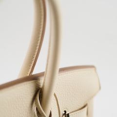 Hermes Birkin 30 Craie A Stamp