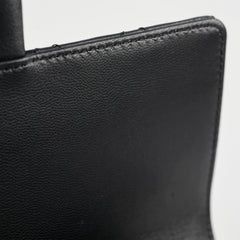 Chanel Seasonal Pearl Flap Bag Black