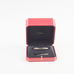 Cartier Small Model Love Bracelet White Gold Size 18