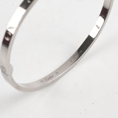 Cartier Small Model Love Bracelet White Gold Size 18