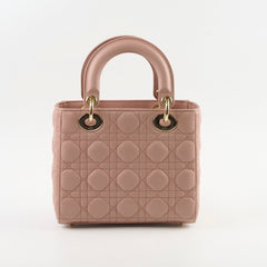 Christian Dior Small Lambskin ABC Lady Dior Pink