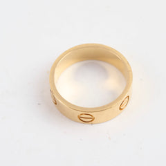 Cartier Love Ring Classic Model  Size 54 Yellow Gold