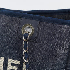 Chanel Small Deauville Tote Navy