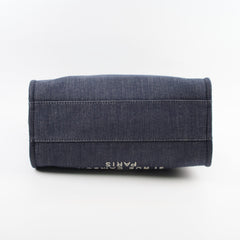 Chanel Small Deauville Tote Navy