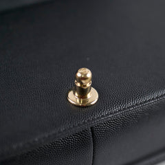 Chanel Boy Old Medium Chevron Caviar Black