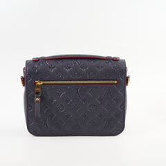 Louis Vuitton Pochette Metis Navy Empreinte