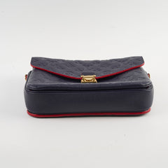 Louis Vuitton Pochette Metis Navy Empreinte