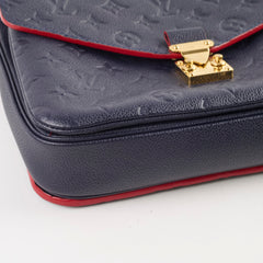 Louis Vuitton Pochette Metis Navy Empreinte