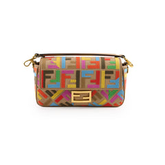 Fendi Baguette Multicolor Medium Shoulder Bag