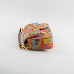 Fendi Baguette Multicolor Medium Shoulder Bag
