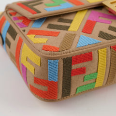 Fendi Baguette Multicolor Medium Shoulder Bag