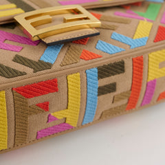 Fendi Baguette Multicolor Medium Shoulder Bag