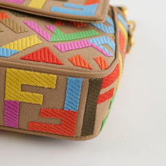 Fendi Baguette Multicolor Medium Shoulder Bag