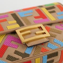 Fendi Baguette Multicolor Medium Shoulder Bag