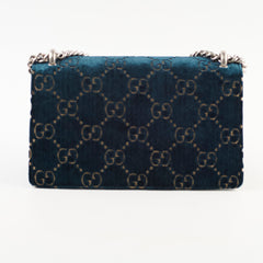 Gucci Dionysus Small Shoulder Bag Navy Velvet