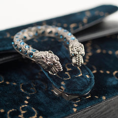 Gucci Dionysus Small Shoulder Bag Navy Velvet