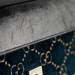 Gucci Dionysus Small Shoulder Bag Navy Velvet