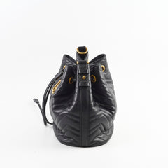 Gucci Marmont Bucket Bag Black