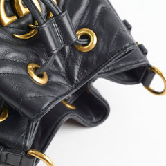 Gucci Marmont Bucket Bag Black