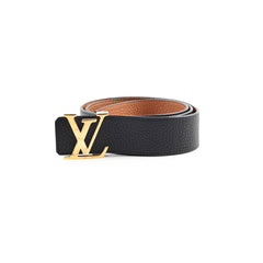 Louis Vuitton Men's Leather Reversible Belt Size 95 Black/Tan