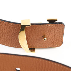 Louis Vuitton Men's Leather Reversible Belt Size 95 Black/Tan