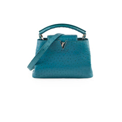 Louis Vuitton Capucines BB Ostrich Blue