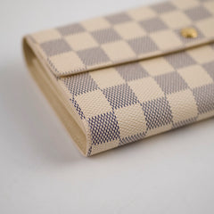 Louis Vuitton Sarah Wallet Damier Azur