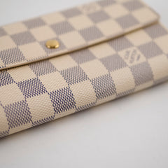 Louis Vuitton Sarah Wallet Damier Azur