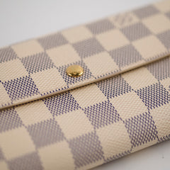 Louis Vuitton Sarah Wallet Damier Azur